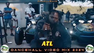 Latest Dancehall Mix 2024 Video ATL  Chronic Law Skeng Skillibeng Masicka Kraff [upl. by Heurlin947]