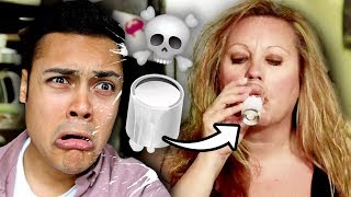 meet the woman who DRINKS PAINT ☠️Reacting To My Strange Addiction [upl. by Ling775]