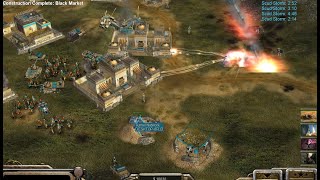 GLA Command amp Conquer Generals Zero Hour 1 vs 1 HARD Gameplay [upl. by Gad]