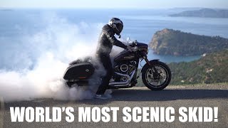 BEST BURNOUT EVER ON A HARLEY France Part 5 [upl. by Eelyahs]