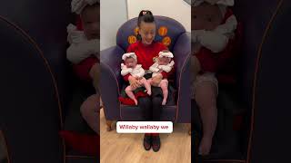 Name songs are a fun and effective way to support early development thewiggles mom baby twins [upl. by Yerot669]