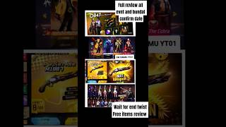 ALL BUNDLES AND FREE ITEM CLAIM REVIEW FULLfreefireshotrsshotsshortsvideoshortvideoshortsviral [upl. by Eidnak136]