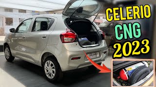 New Celerio Vxi Cng 2023 Model Review 🔥 Features Sepc Price amp All Details [upl. by Eesac253]