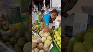 The Moat Popular Custard Apple Indian Street food shorts [upl. by Osana]