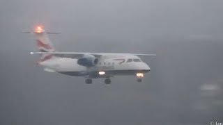 Heavy fog at airport BernBelp HD [upl. by Analem]