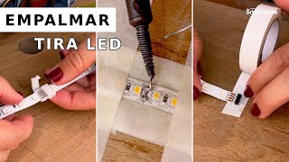 Empalmar TIRA LED 3 métodos para unir tiras Led Bricomania [upl. by Bourke]