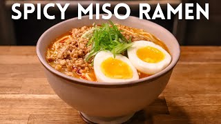 Creamy Spicy Miso Ramen in 15 Minutes [upl. by Portuna]