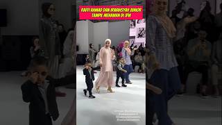 Rayyanza dan Ukaysa fashion show bersama Nagita Slavina dan Zaskia Sungkar raffiahmad nagita [upl. by Donnie]