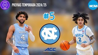 Previas Temporada 202425  5 North Carolina [upl. by Robson]