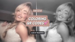 COLORING QR CODES  ★  video star [upl. by Swords]