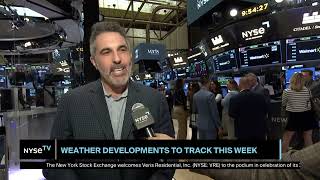 Dave Margolin Meteorologist at ICE Joins NYSE TV Live [upl. by Ettennig]