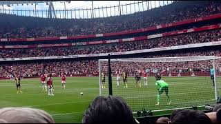 Bukayo Saka penalty goal vs Bournemouth  Arsenal 30 ACF Bournemouth [upl. by Synned]