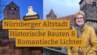 Die Nürnberger Altstadt in der Nachweihnachtszeit  Historische Bauten und romantische Lichter [upl. by Rozelle]