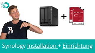 Synology Diskstation Ersteinrichtung DSM Installation  Grundeinstellungen [upl. by Hartman]