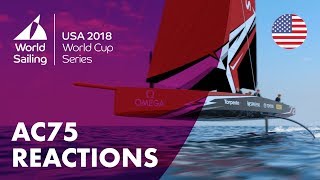 What do the Olympic class sailors think of the new Americas Cup boat [upl. by Olshausen]