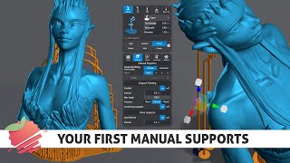 Learn Lychee Slicer  Getting started with manual supports [upl. by Gierk]
