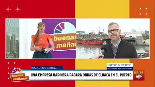 UNA EMPRESA HARINERA PAGARÁ OBRAS DE CLOACA EN EL PUERTO [upl. by Allbee]