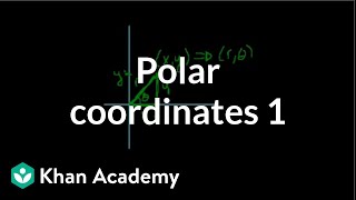 Polar coordinates 1  Parametric equations and polar coordinates  Precalculus  Khan Academy [upl. by Aniraz986]