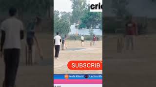 cricket match mohi khurd team da player Sunil Khan da best wicket hitting shots video viral video [upl. by Gninnahc656]