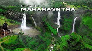 Maharashtra  Exploring Hidden Waterfalls  Kalu waterfall  Kumbhe waterfall  Devkund waterfall 2 [upl. by Breech]