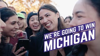 Were going to deliver Michigan and were going to win  Alexandria OcasioCortez [upl. by Llewellyn]