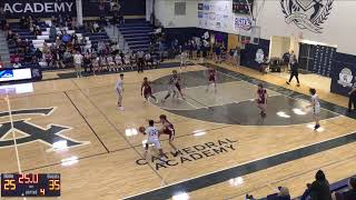 Cathedral Academy vs porter gaud Boys JV Basketball [upl. by Attenov]