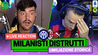 INTER MILAN 51 LIVE REACTION  quotCOSÌ NON CÈ GUSTOquot  TIFOSIAMO [upl. by Roban]