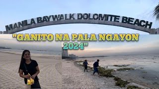 MANILA BAYWALK DOLOMITE BEACH GANITO NA PALA NGAYON 2024 [upl. by Goodrich908]