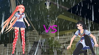 MMD  Yandere Simulator  Ayano vs Osana Remastered [upl. by Eibbob144]