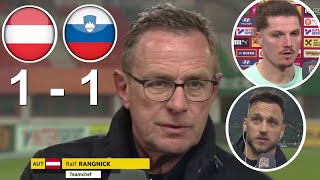 Ralf Rangnick Marcel Sabitzer Arnautovic Interview Nach Dem Österreich 1 vs 1 Slowenien 17112024 [upl. by Barn]