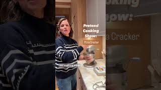 Jennifer Garners Pretend Cooking Show  Episode 51 Pizza Cracker [upl. by Anaillil]