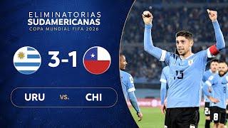 URUGUAY vs CHILE 31  RESUMEN  ELIMINATORIAS SUDAMERICANAS  FECHA 1 [upl. by Iroc]