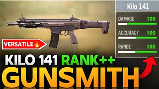 MOST VERSATILE AND DEADLY GUN IN CALL OF DUTY MOBILE  KILO 141 BEST RANK GUNSMITH COD MOBILE [upl. by Drofla]