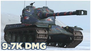 AMX 50 B • 97K DMG • 6 KILLS • WoT Blitz [upl. by Fiora]