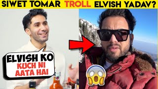 Roadies contestant Siwet Tomar Troll Elvish yadav 😱Elvish yadav roadiesroadies xx [upl. by Gayn]