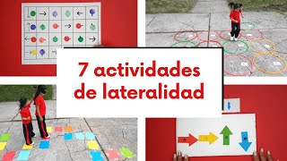 7 ACTIVIDADES DE LATERALIDAD  ORIENTACIÓN ESPACIAL [upl. by Ailuig]