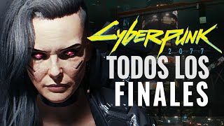 CONSIGUE TODOS LOS FINALES amp SECRETOS EN CYBERPUNK 2077 EXPLICADO [upl. by Saks]