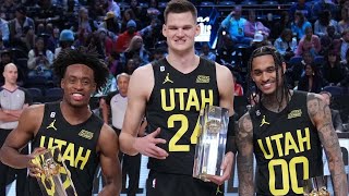 Team Utah Jazz Win NBA Skills Challenge 2023 NBA AllStar Weekend [upl. by Kroy]