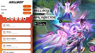 New Released Apk Injector 2024 Unlock All Skin MLBB  Hellboy Skin Tools Mobile Legends [upl. by Retsam]