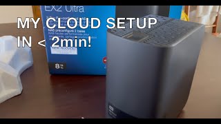 My Cloud EX2 Ultra Setup in less than 2min [upl. by Rena]