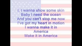 Make it in America ft Victoria Justice Victorious Cast  Lyrics [upl. by Ycal851]