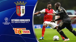 Braga vs Union Berlin Extended Highlights  UCL Group Stage MD 5  CBS Sports Golazo [upl. by Derby]