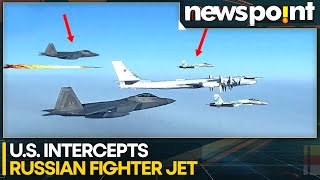 Russian Fighter Jet Nearly Collides With USAs Aircraft In Alaska  WION Newspoint  World News [upl. by Susanne]