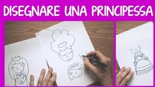 Come disegnare una principessa e personalizzarla [upl. by Llenor]