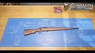 Kar98 Karabiner 98k 792mm WWII Rifle Restoration  Gunsmith Simulator [upl. by Iggem20]