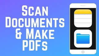 How to Scan Documents and Make PDFs on iOS in 2024 [upl. by Ecnerewal]