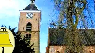 Uithuizen Groningen Kerkklokken Hervormde kerk Glocke 1amp2 [upl. by Oiramd]