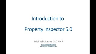 Property Inspector 50 Introduction [upl. by Phyllis]