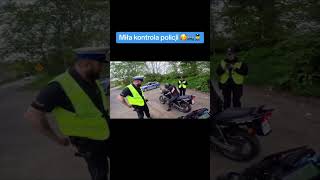 Miła kontrola policji 🚔🚨 motocykl motocykle motocyklista motoryzacja motor policja moto [upl. by Strickland481]