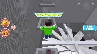 Rob the bank obby Secret badge roblox [upl. by Akirdnwahs]